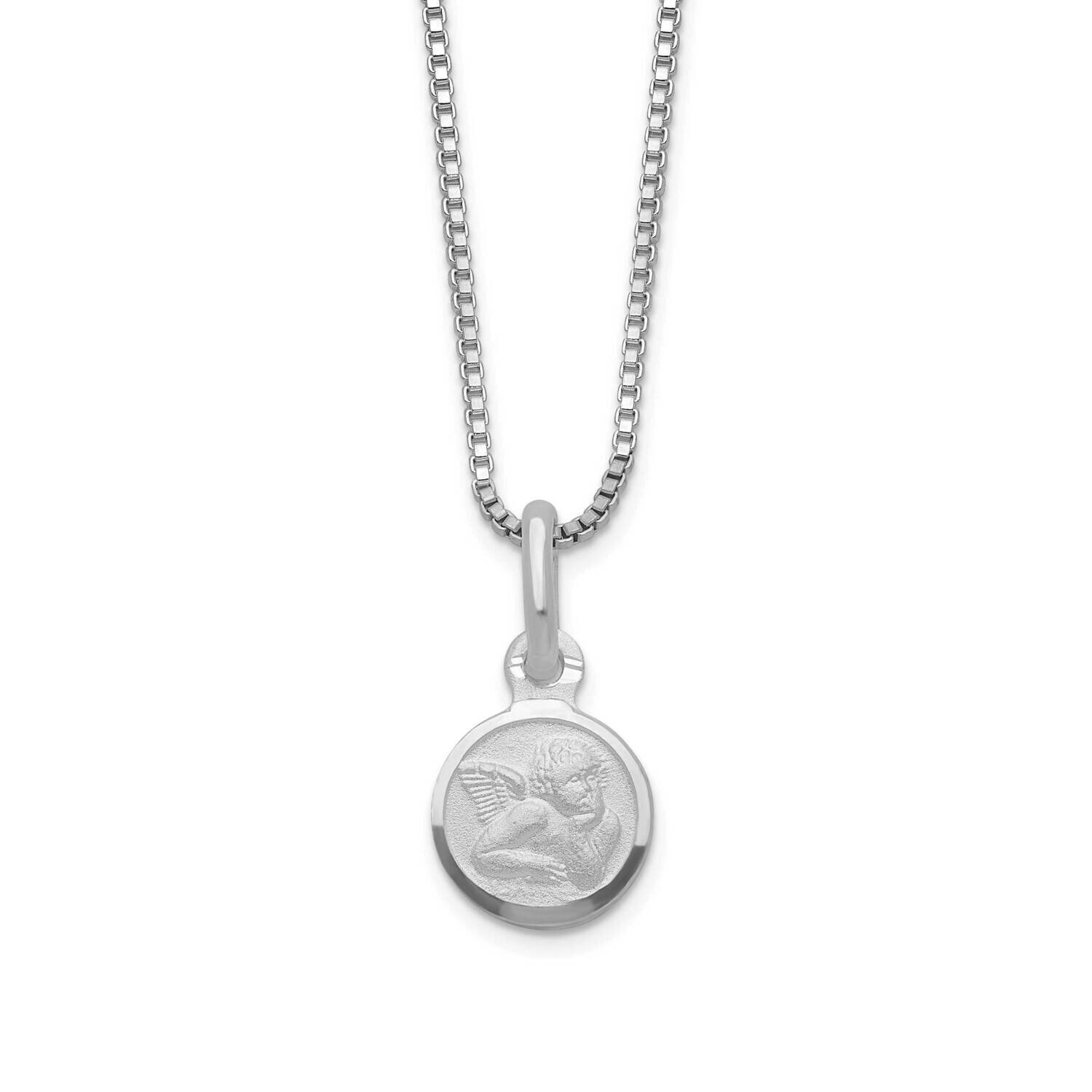 Sterling Silver Satin Angel Necklace with Pink Pouch GM18043, MPN: GM18043,