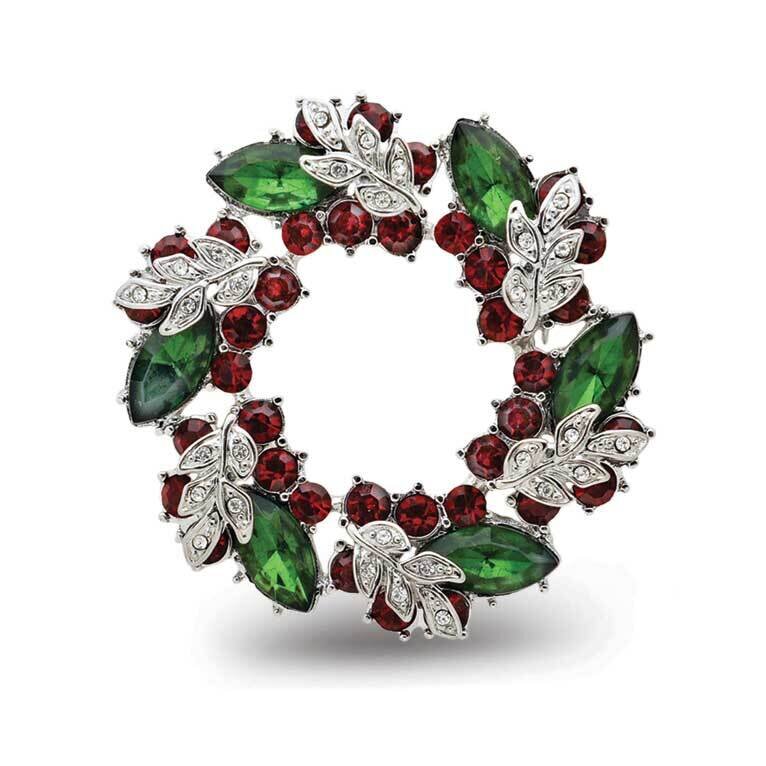 Crystal Christmas Wreath Story Pin GM19046, MPN: GM19046, 89945509465