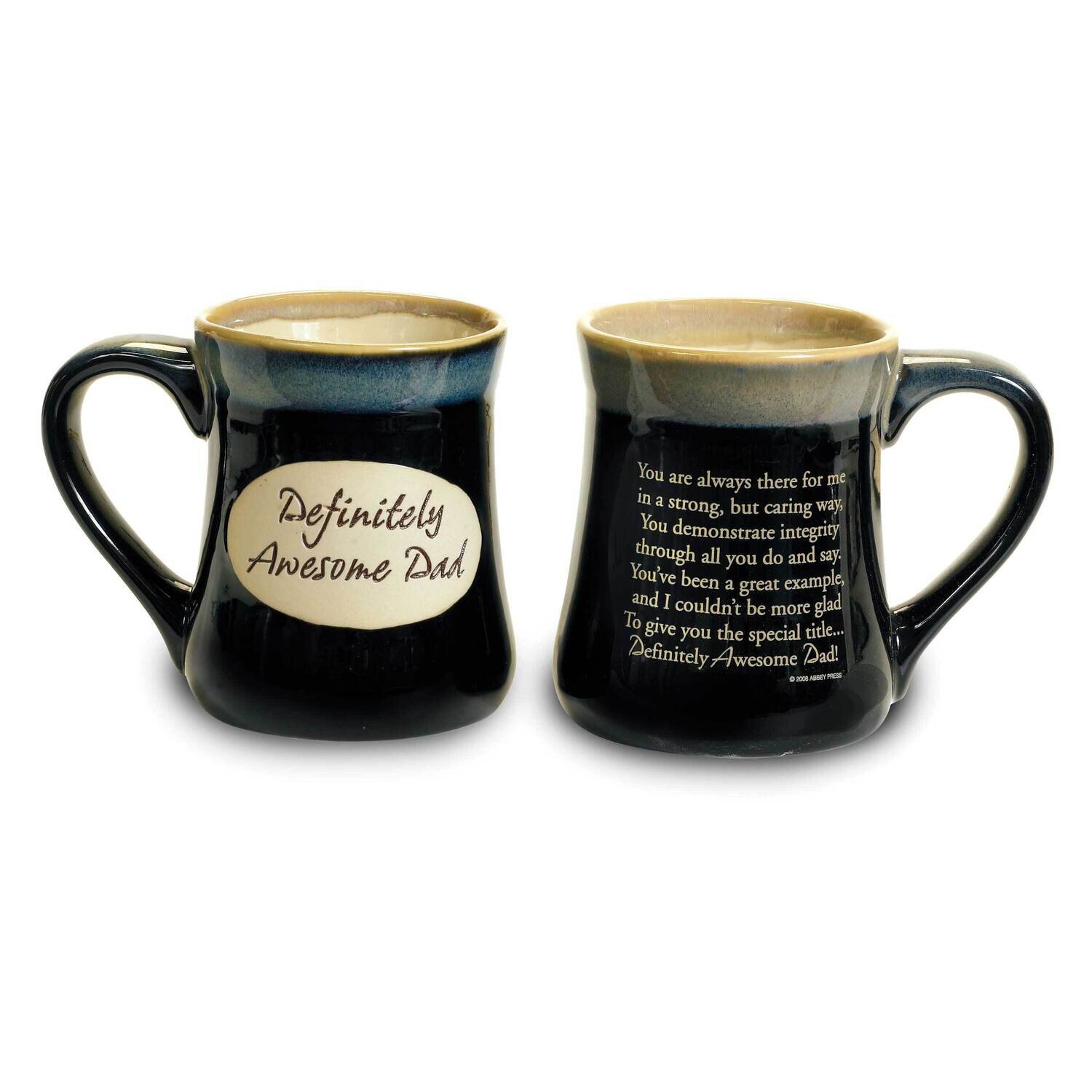 Definitely Awesome Dad Pottery Mug Boxed GM21147, MPN: GM21147, 95177480953