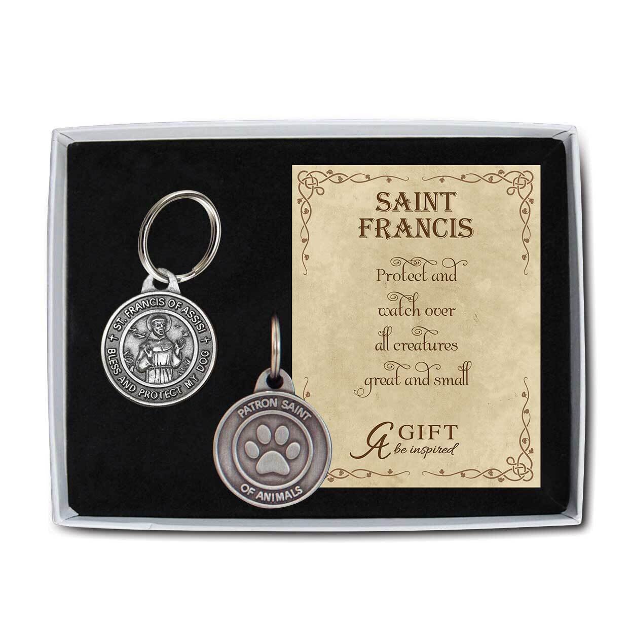 St. Francis Of Assisi Dog Pet Tag Gift Boxed GM21172