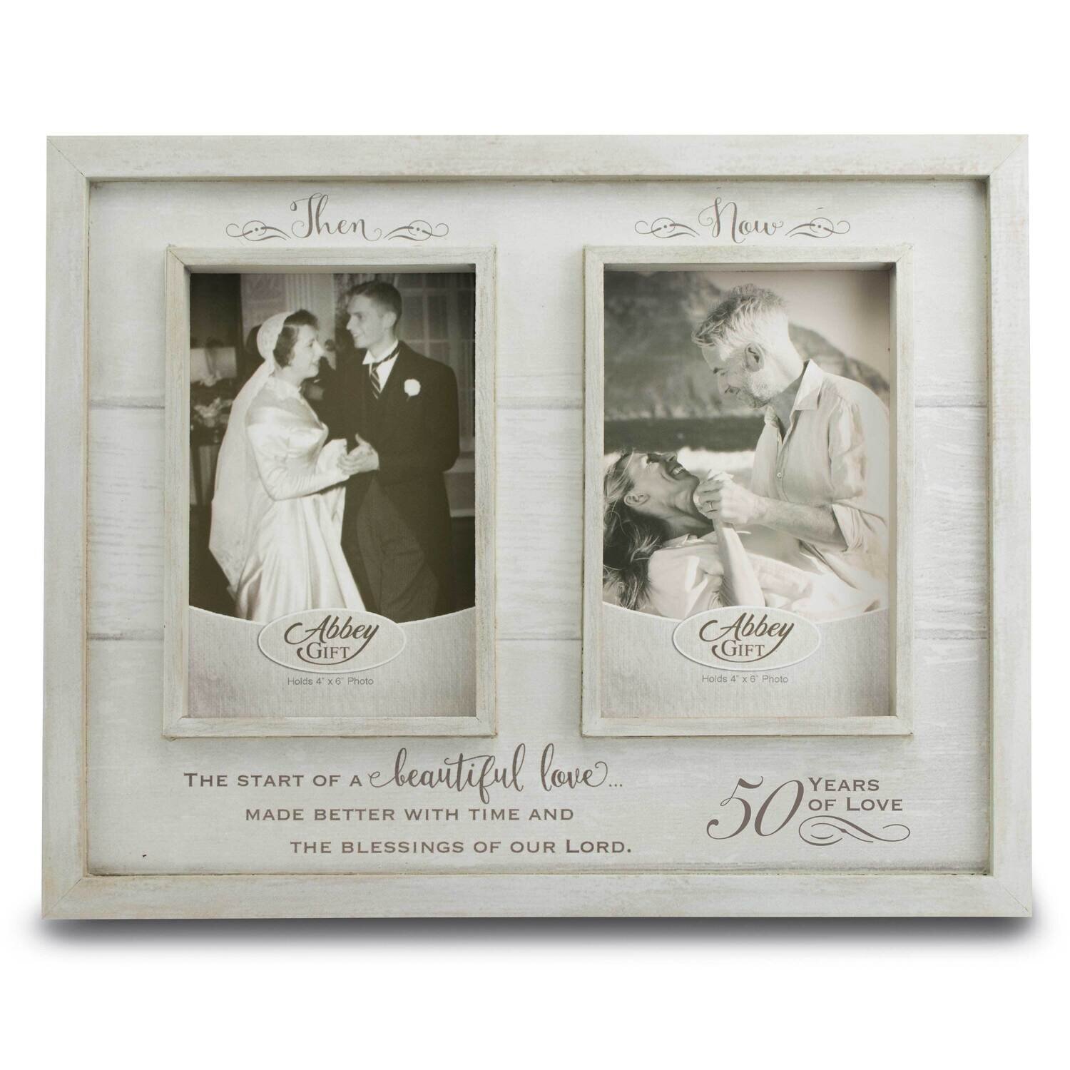 Then and Now 50th Anniversary Wood Picture Frame Boxed GM21214, MPN: GM21214, 95177578087