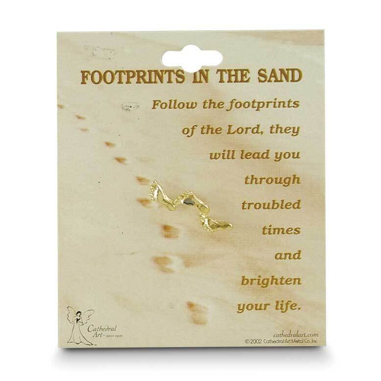Footprints In The Sand Pin GM21243, MPN: GM21243, 785525018661