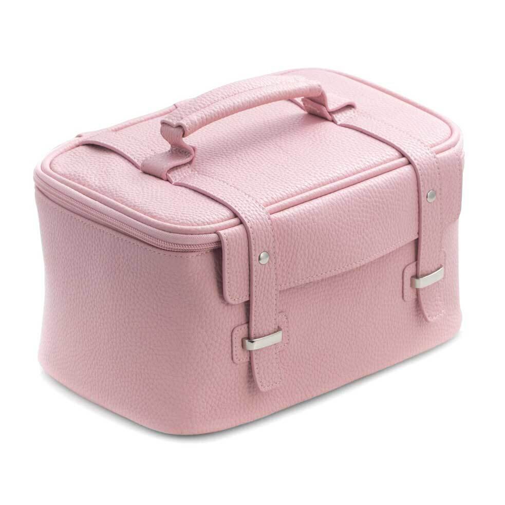 Light Pink Leatherette Travel Makeup Case GM21284, MPN: GM21284, 797140502647