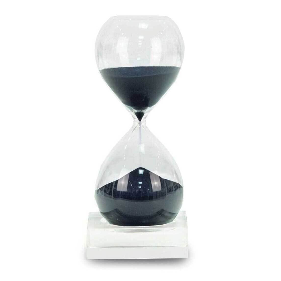 30 Minute Sand Timer on Crystal Base with Navy Sand GM21411, MPN: GM21411, 797140018360