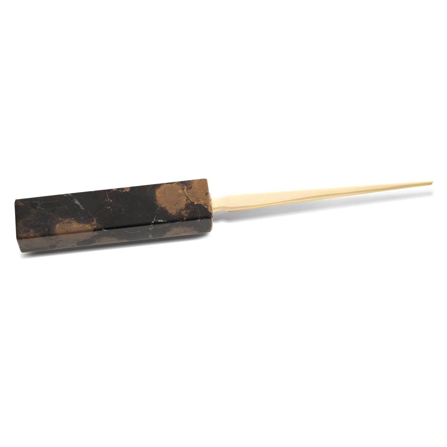 Tiger Eye Marble Handle Gold-plated Letter Opener GM21416, MPN: GM21416, 797140340102