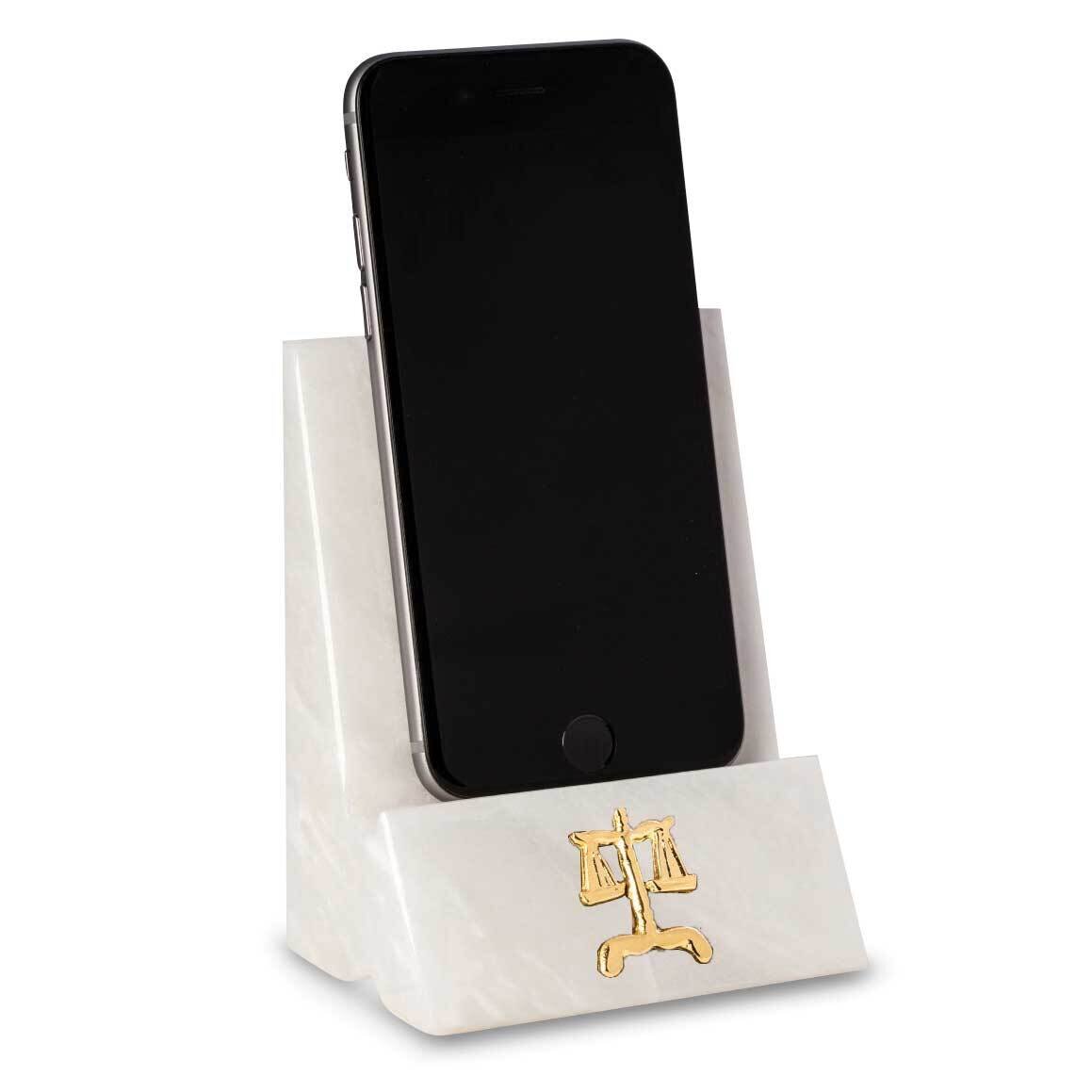 White Marble Desktop Phone Tablet Cradle Legal Insignia GM21507, MPN: GM21507, 797140380290