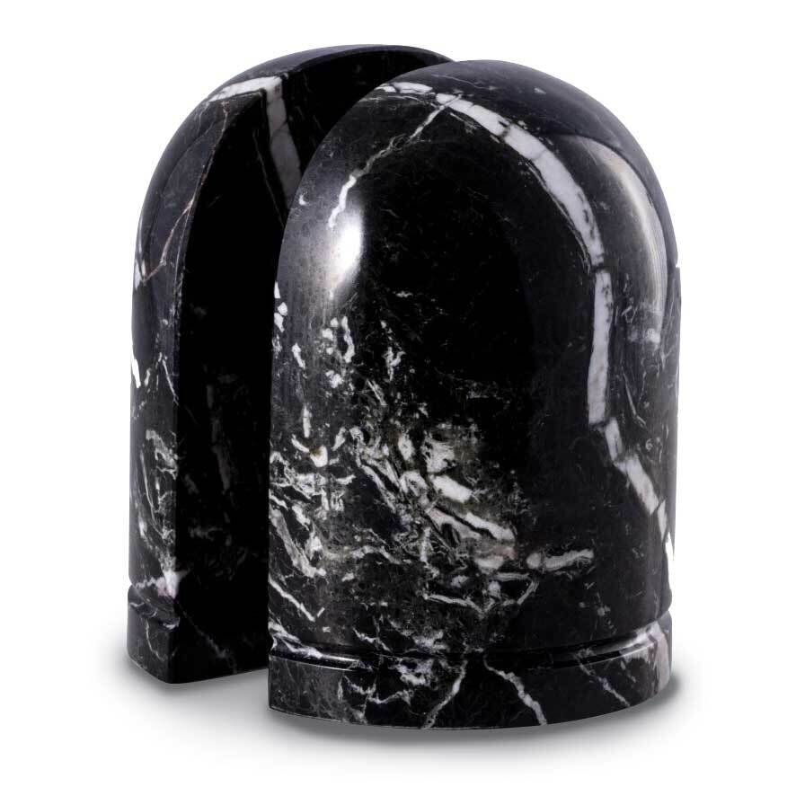 Black Zebra Marble Dome Bookends GM21513, MPN: GM21513, 797140450160