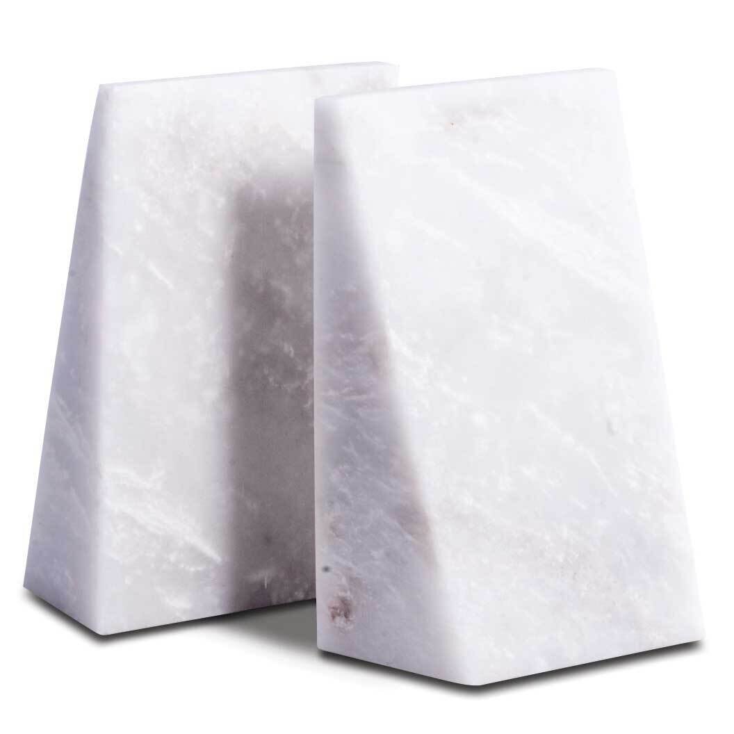 White Marble Wedge Bookends GM21515, MPN: GM21515, 797140400172