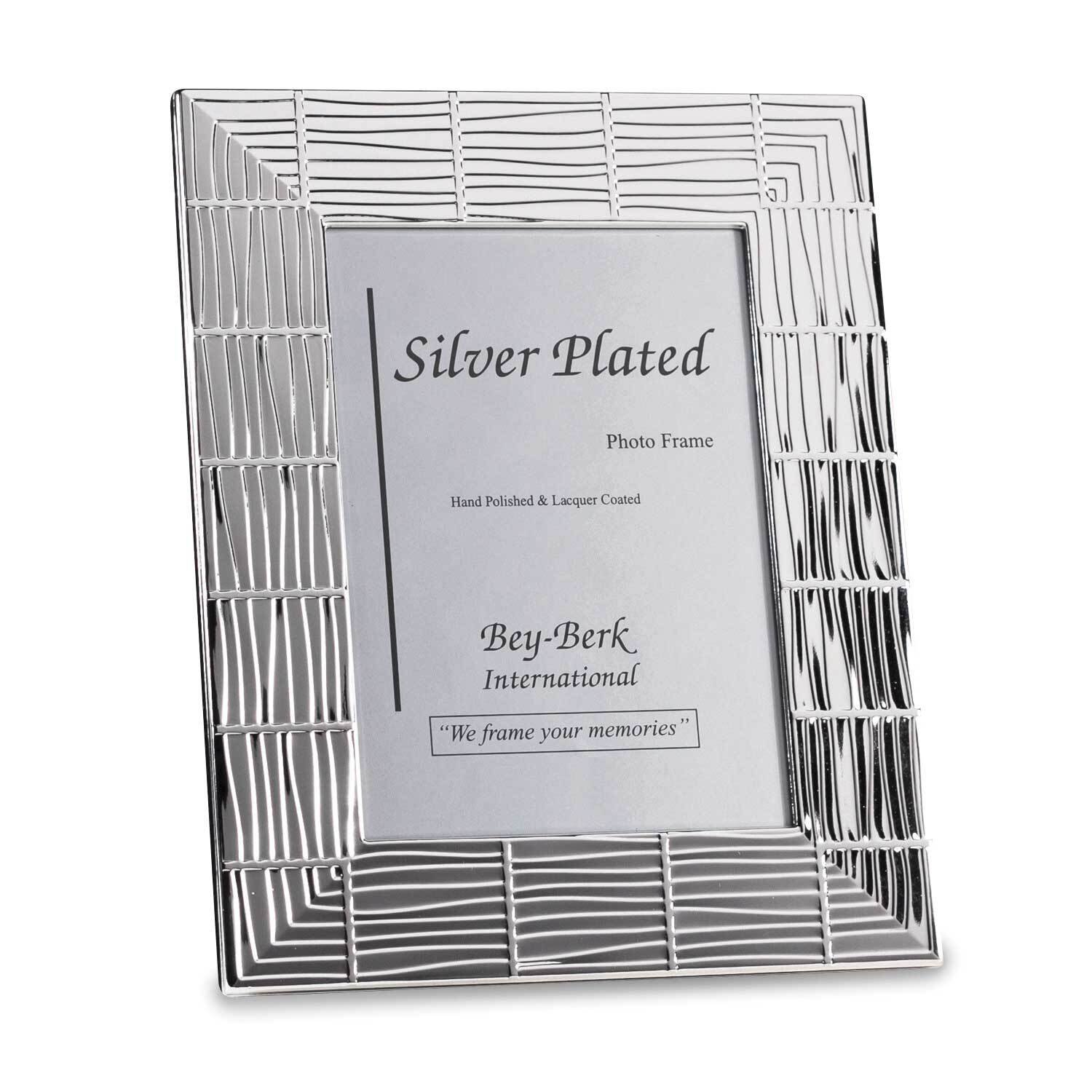 Silver-plated 5 x 7 Inch Picture Picture Frame with Easel Back GM21557, MPN: GM21557, 797140231943