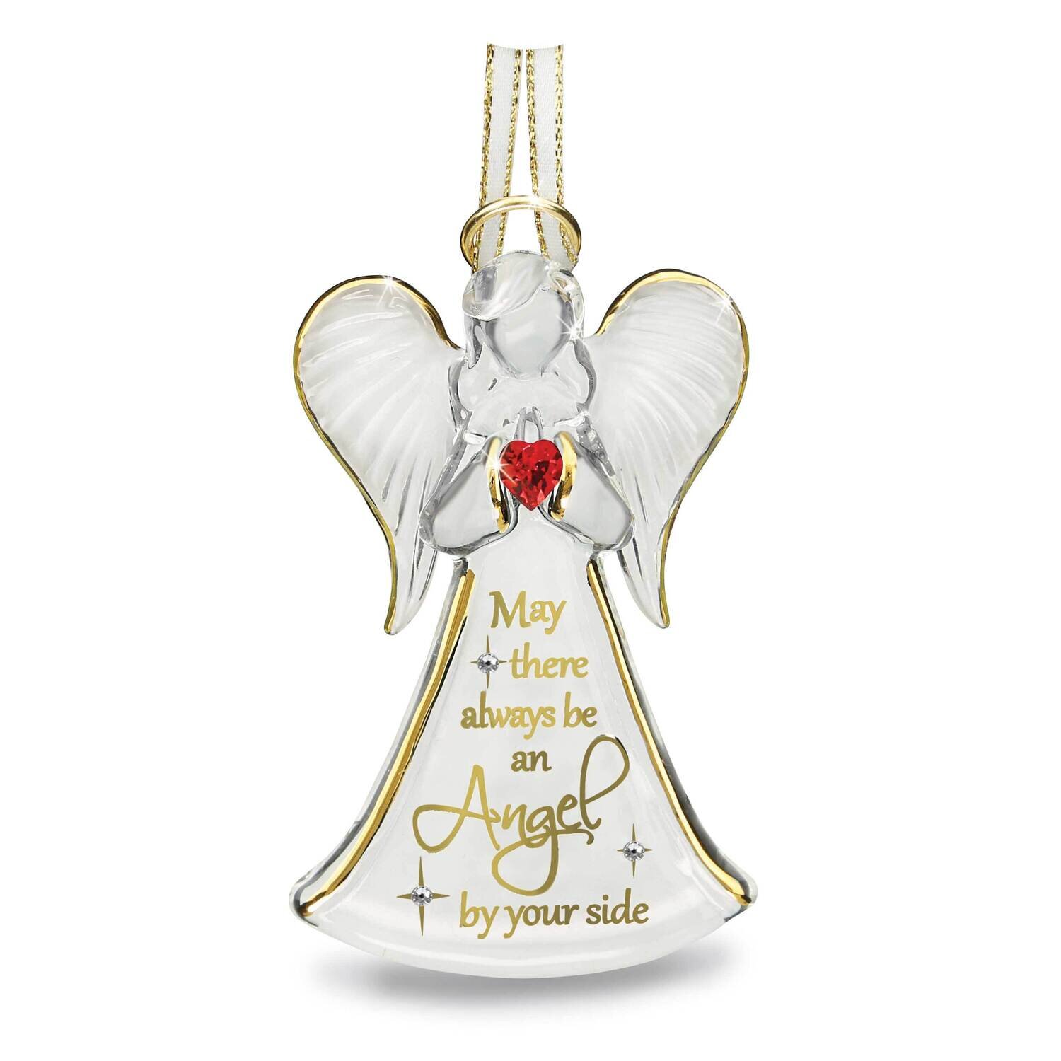 By Your Side Angel Glass Figurine Ornament GM21630