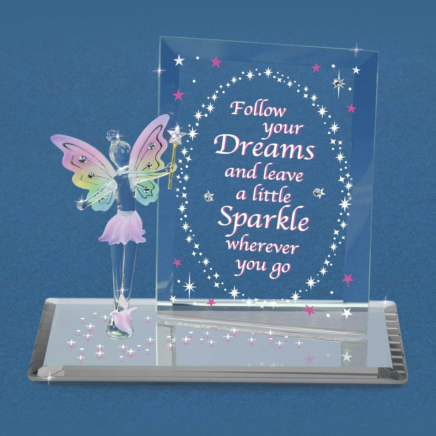 Dream and Sparkle Fairy Glass Figurine GM21654