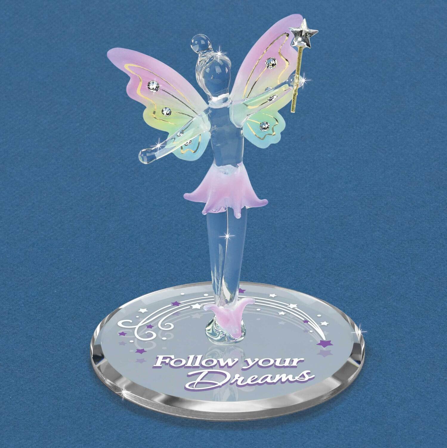 Follow Your Dreams Fairy Glass Figurine GM21672