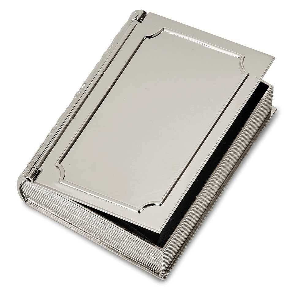 Nickel-plated Plain Cover Book Box GM21736