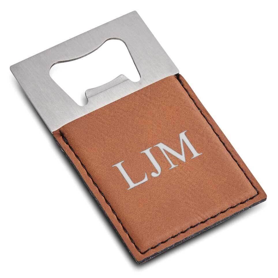 Caramel Leatherette Bottle Opener GM21744, MPN: GM21744, 47105023008