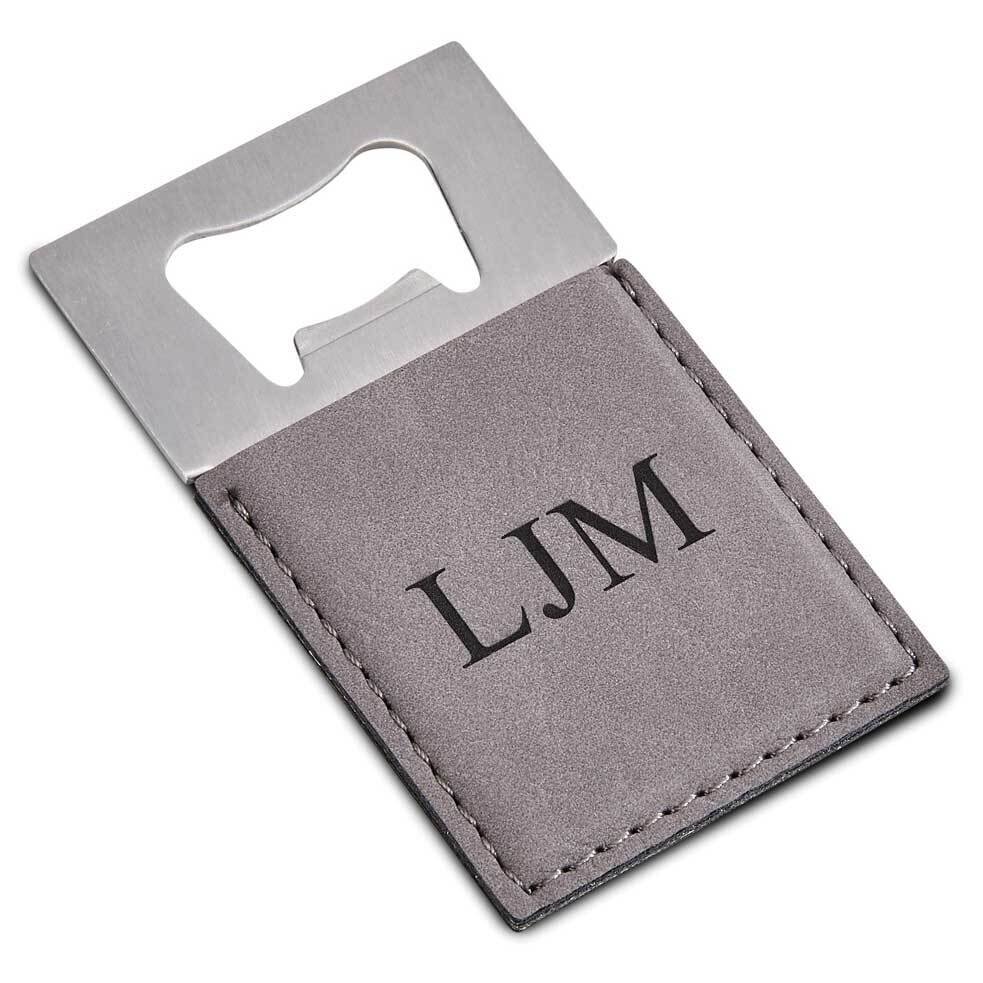 Grey Leatherette Bottle Opener GM21745, MPN: GM21745, 47105023015