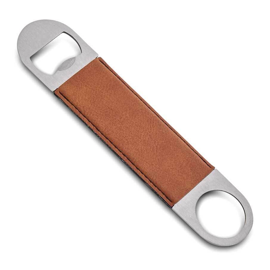 Large Caramel Leatherette Bottle Opener GM21746, MPN: GM21746, 47105023022