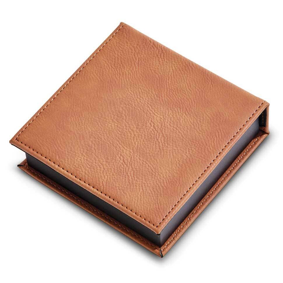 Caramel Leatherette Square Box GM21754, MPN: GM21754, 47105023121