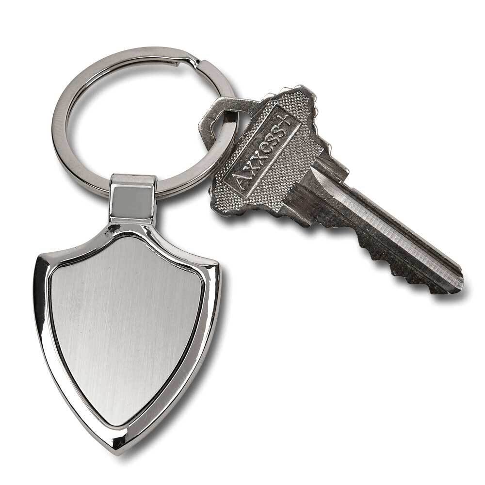 Nickel-plated Shield Key Chain GM21814, MPN: GM21814, 47105024395