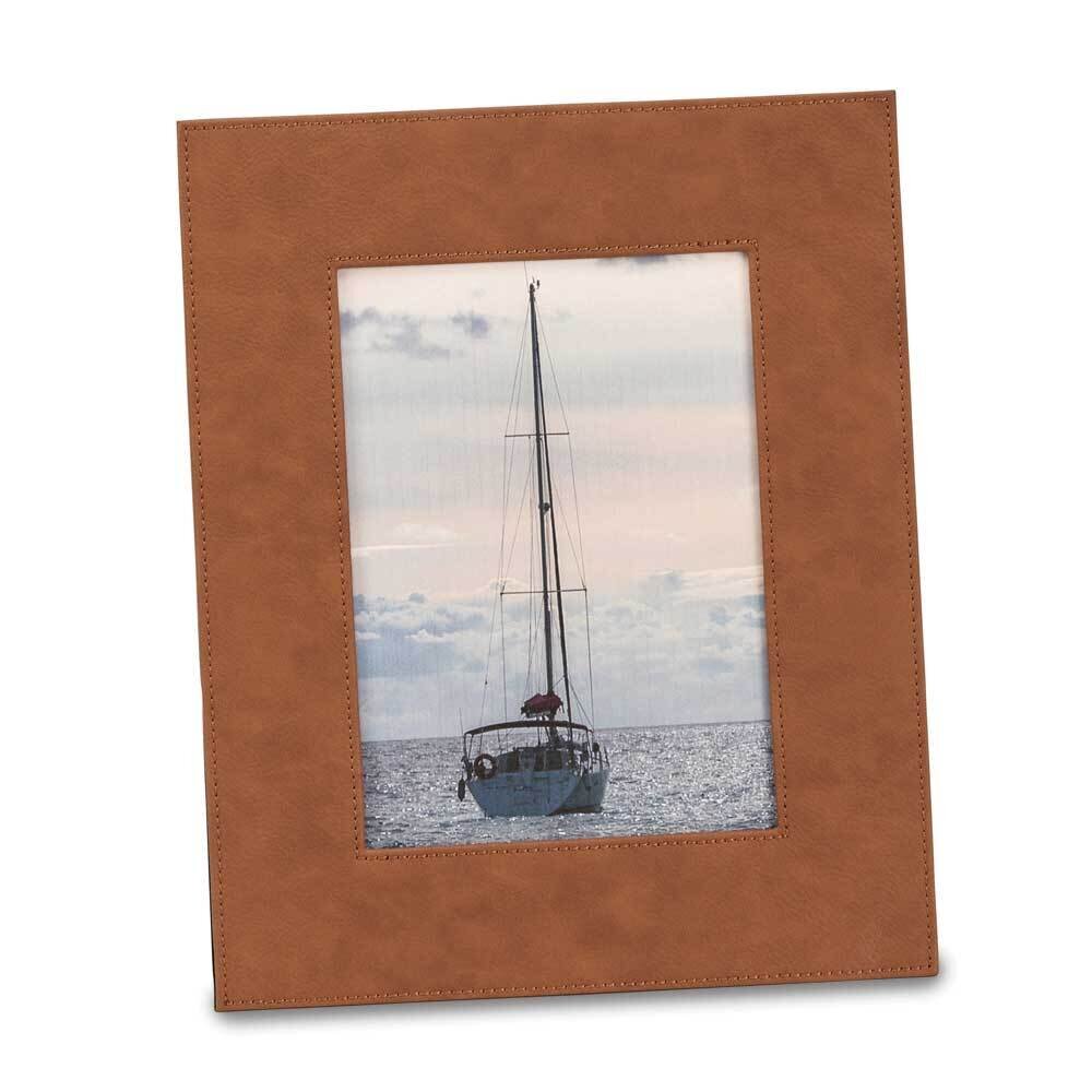 Caramel Leatherette 5 X 7 Photo Picture Frame GM21855, MPN: GM21855, 47105027785