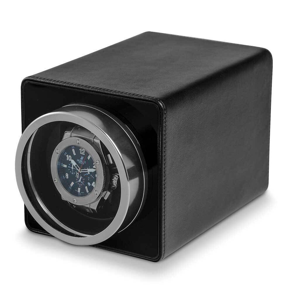 Rotations Black Faux Leather 1-Watch Winder GM21869, MPN: GM21869, 191101857799