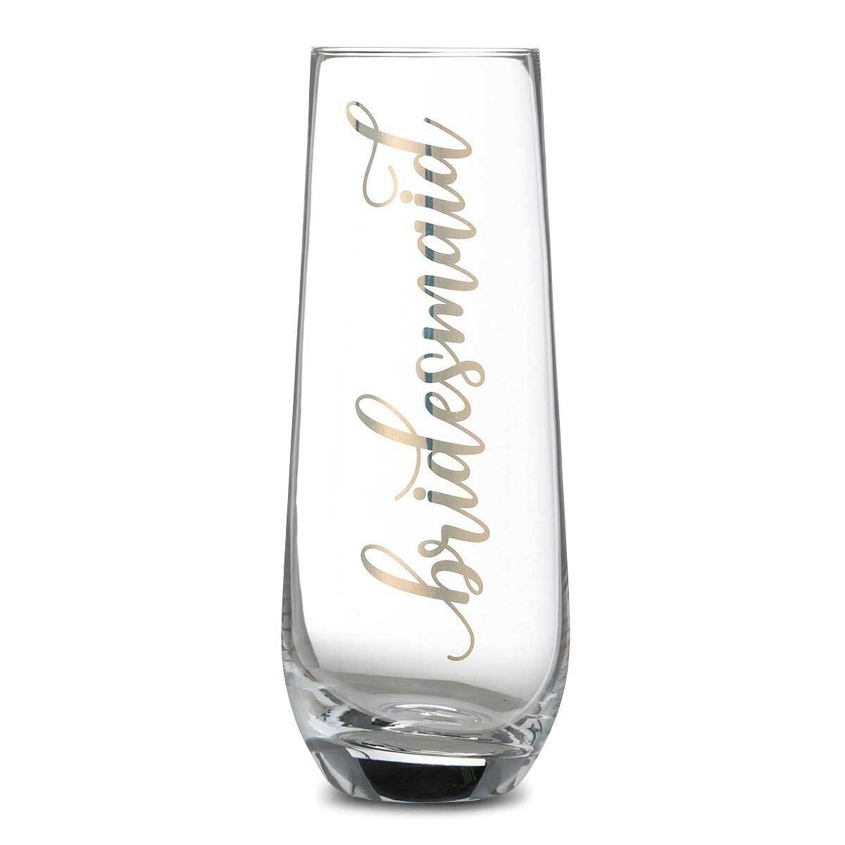 Lillian Rose Gold Bridesmaid Stemless Champagne Glass GM21899
