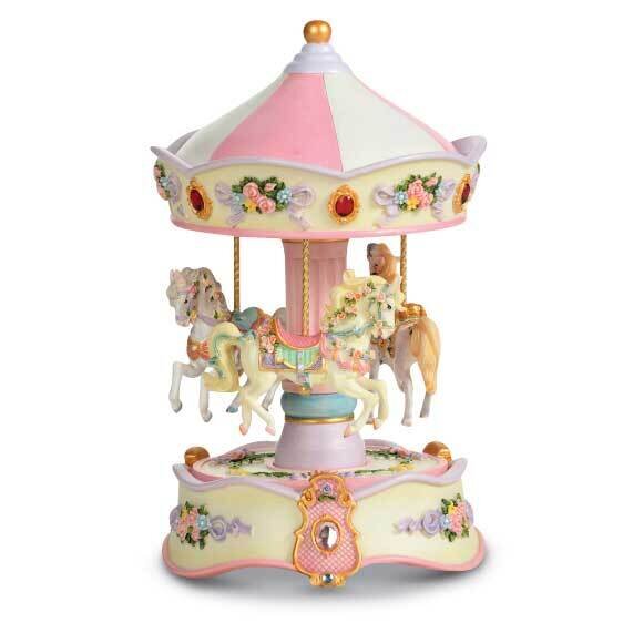 Classic Pink Carousel Figurine GM22013