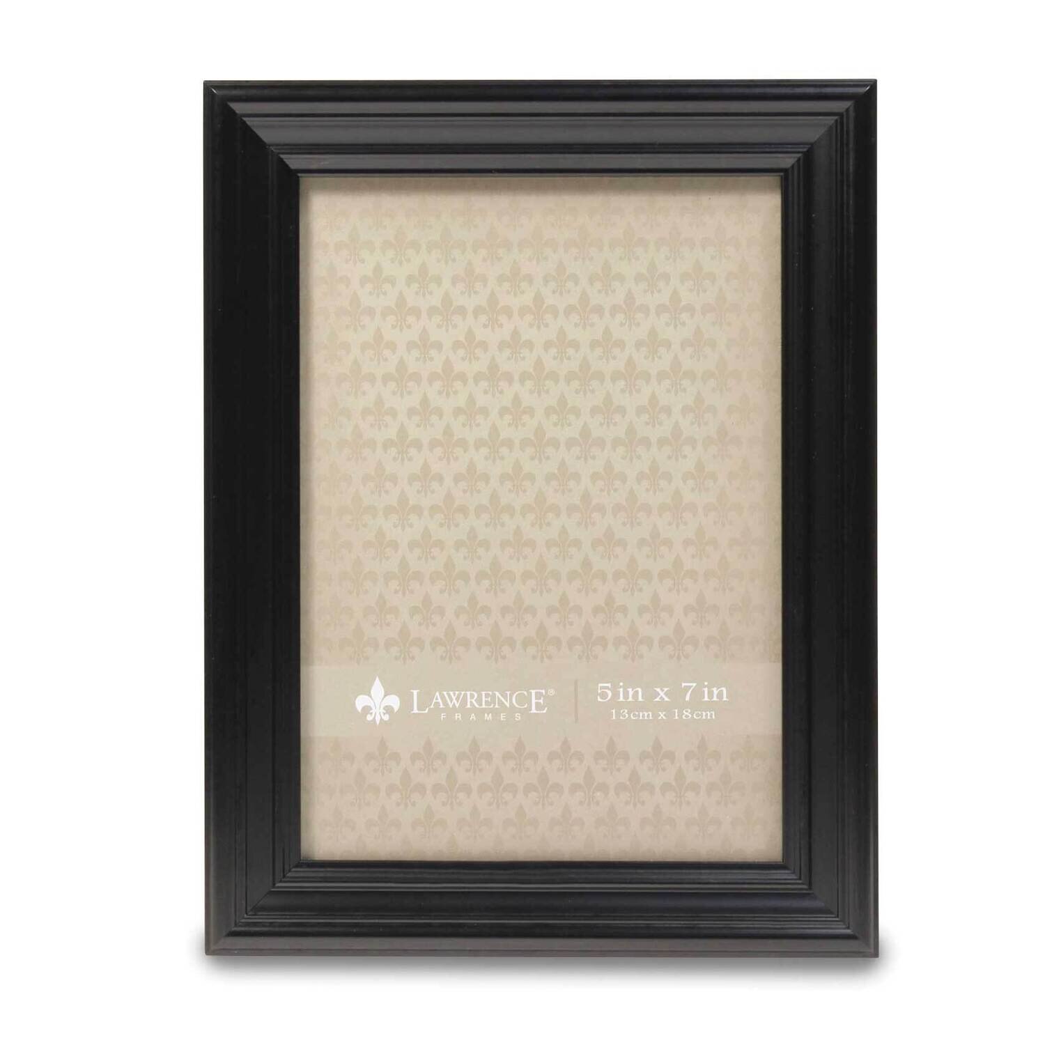 5 x 7 Inch Classic Detailed Black Picture Frame GM22226