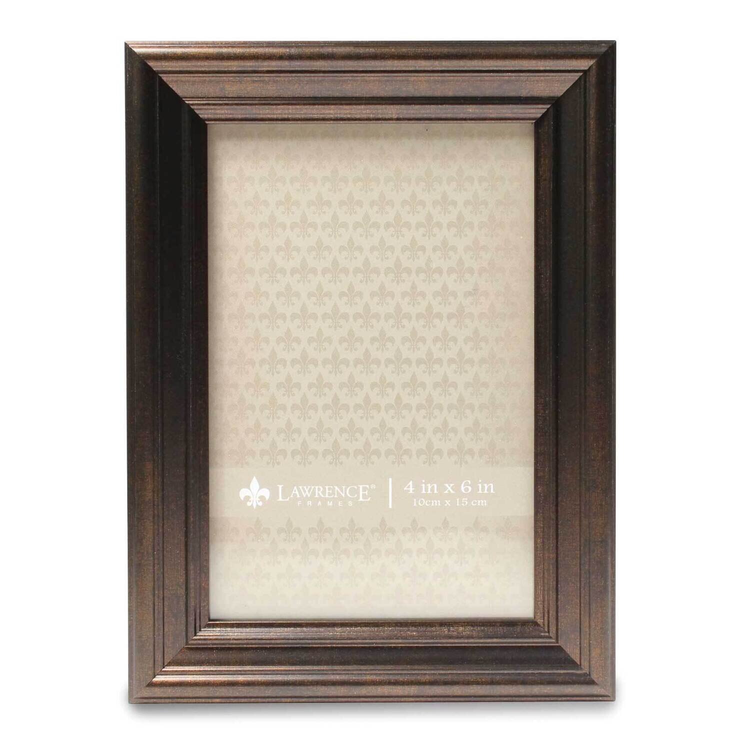 4 x 6 Inch Classic Detailed Oil Rubbed Bronze Picture Frame GM22228