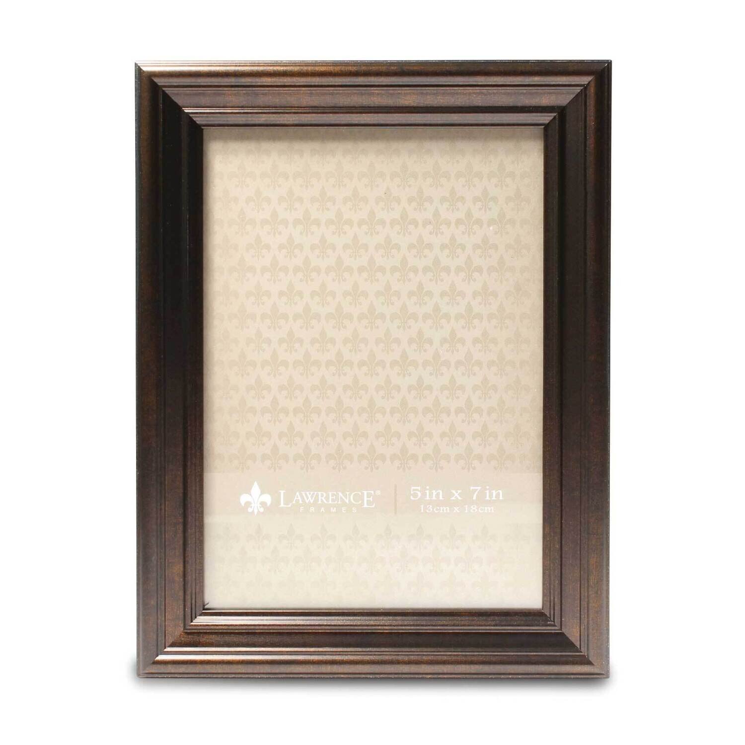 5 x 7 Inch Classic Detailed Oil Rubbed Bronze Picture Frame GM22229