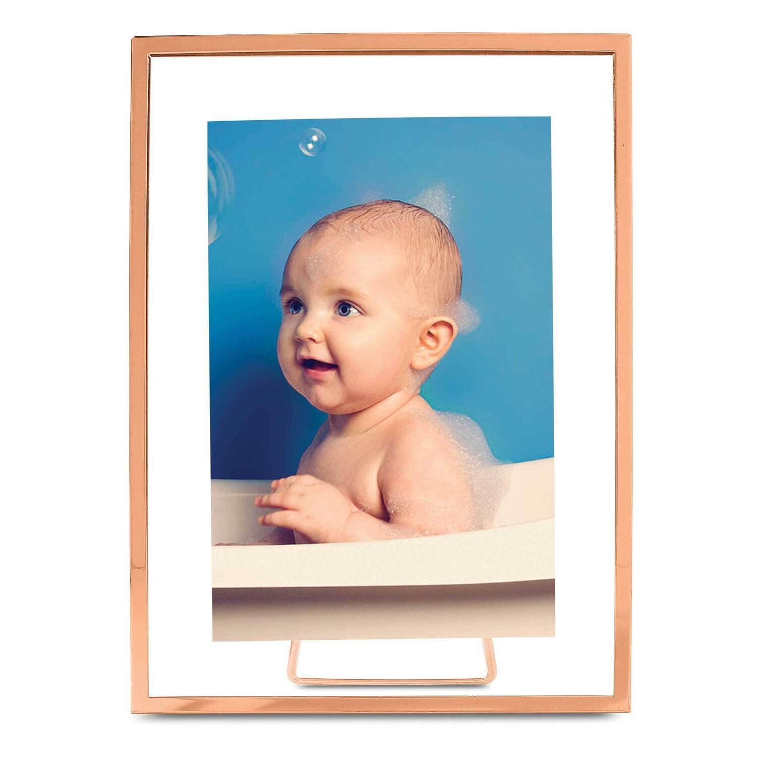 5 x 7 Inch Garett Copper-tone Metal Float Picture Frame GM22237, MPN: GM22237, 751148075145