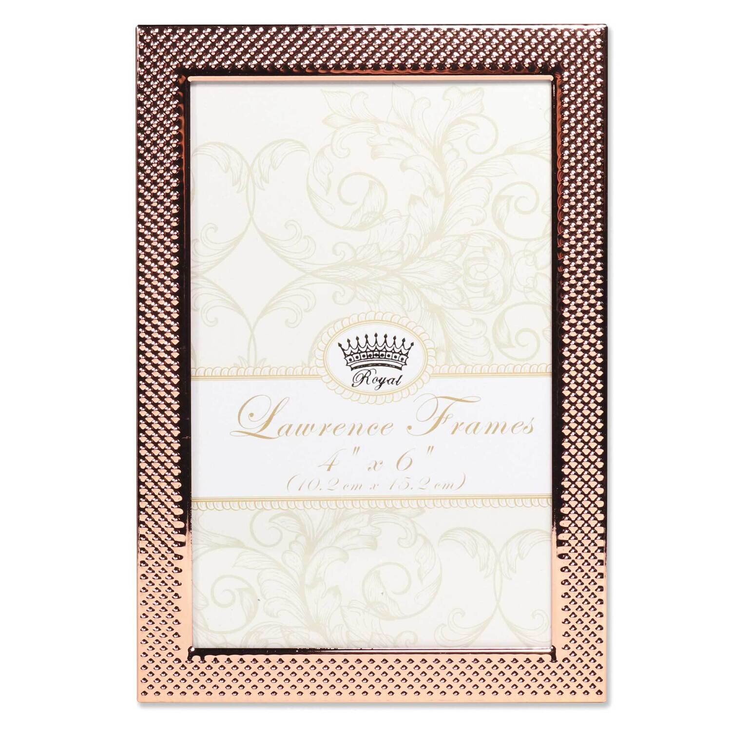 4 x 6 Inch Fawn Pin Dot Pattern Copper-tone Picture Frame GM22248, MPN: GM22248, 751148073929