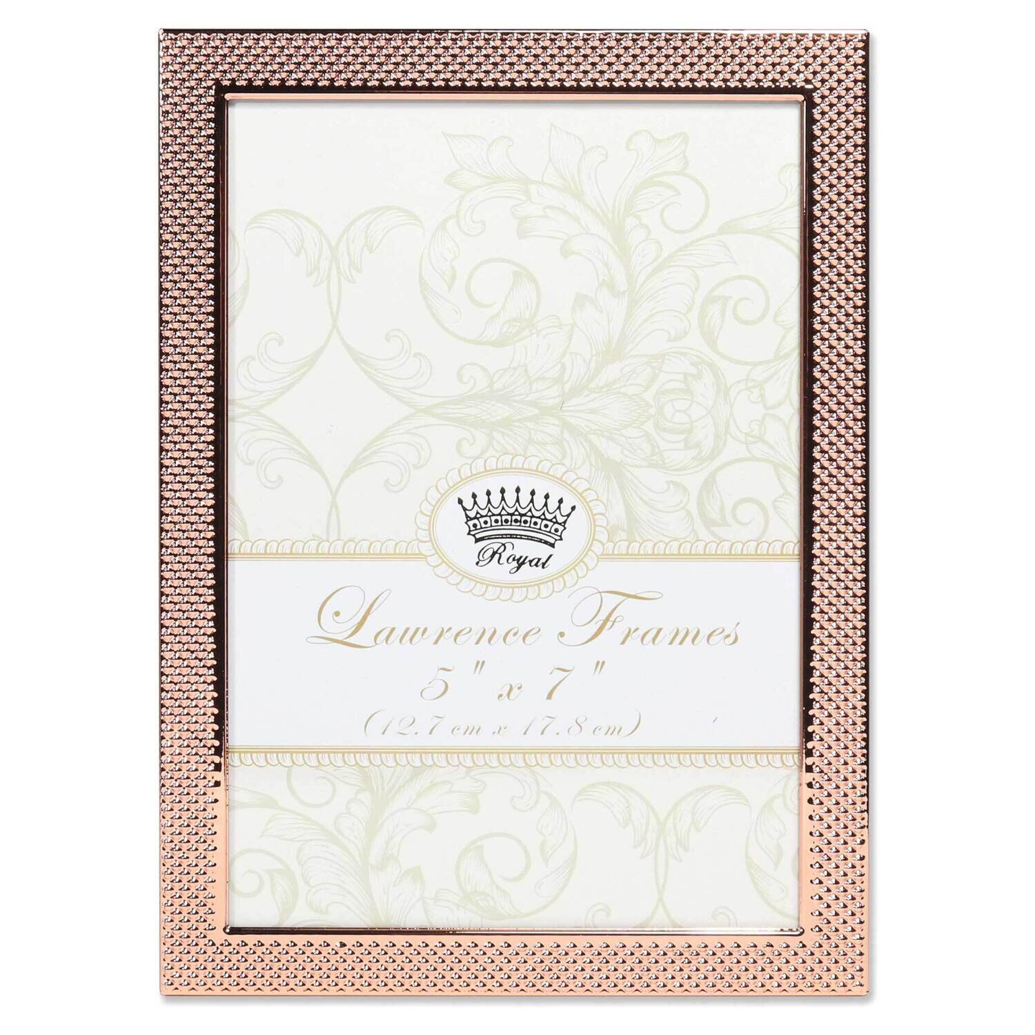 5 x 7 Inch Fawn Pin Dot Pattern Copper-tone Picture Frame GM22249, MPN: GM22249, 751148073936
