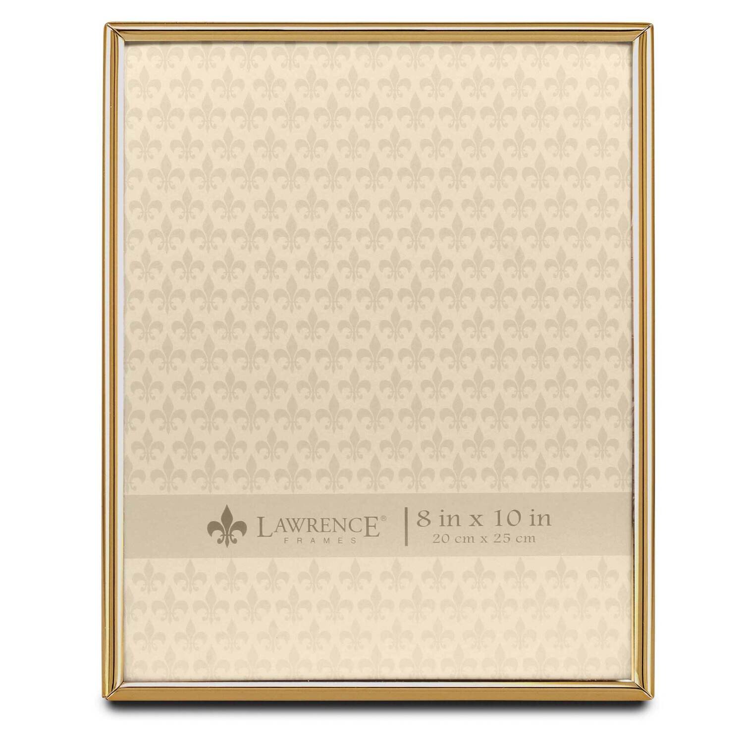 8 x 10 Inch Simply Gold-tone Metal Picture Frame GM22265