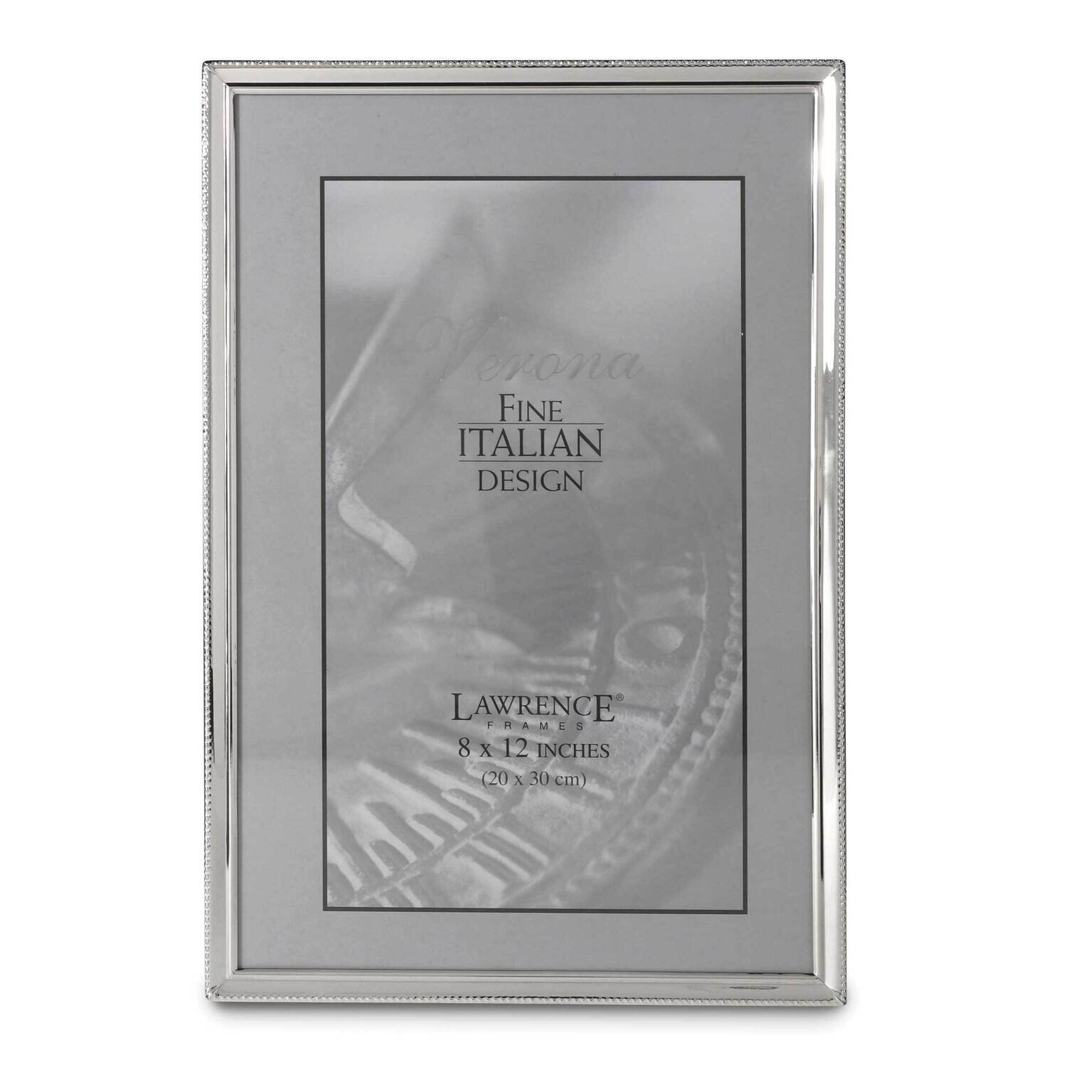 Polished Silver-plated 8 x 12 Inch Picture Frame Bead Border Design GM22285, MPN: GM22285, 75114806…