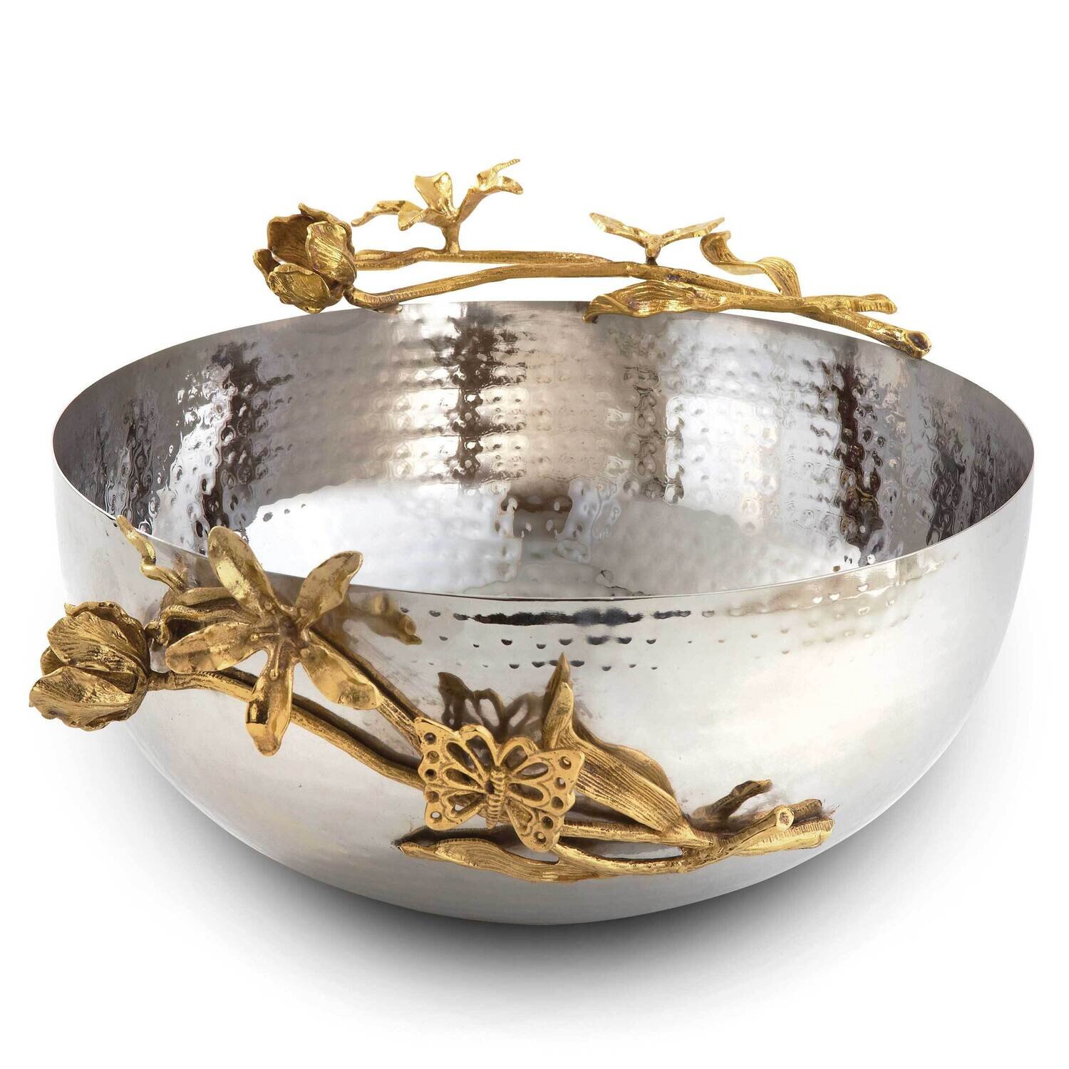 Butterfly Hammered Stainless Steel Centerpiece Bowl GM22366, MPN: GM22366, 15227700602