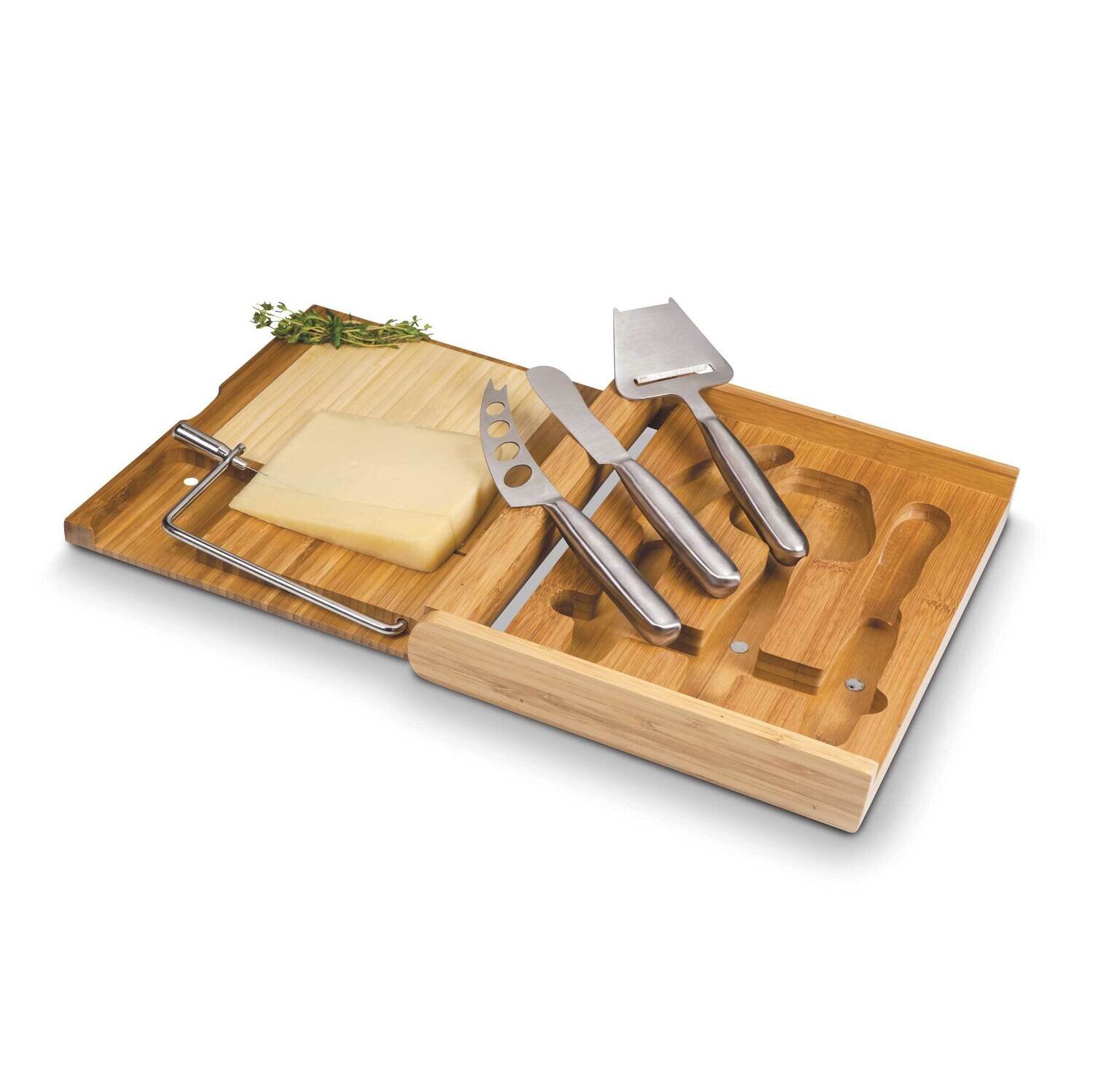 Soiree Bamboo Cheese Board with Tools GM22390