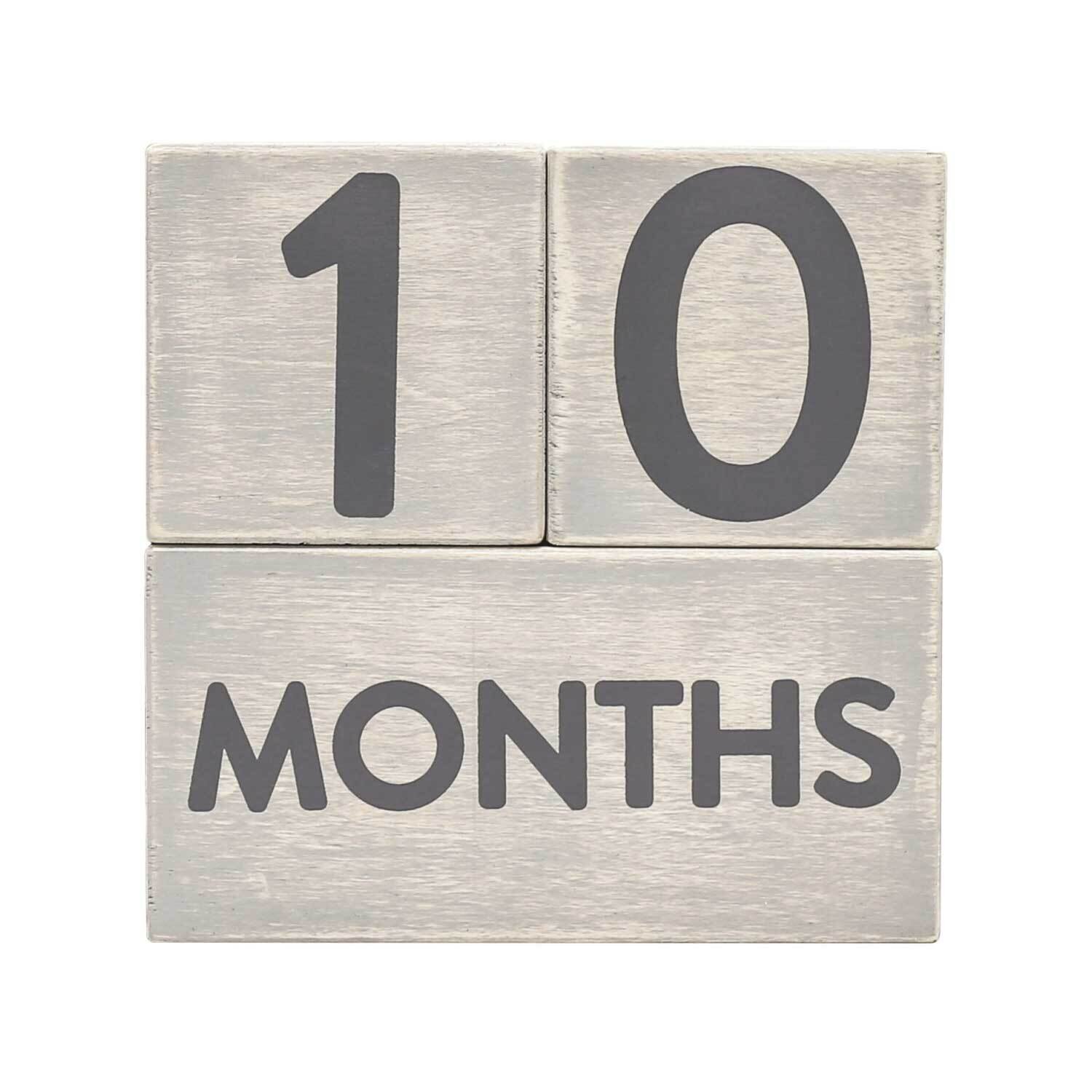 Grey Wooden Age Blocks GM22413, MPN: GM22413, 698904601104