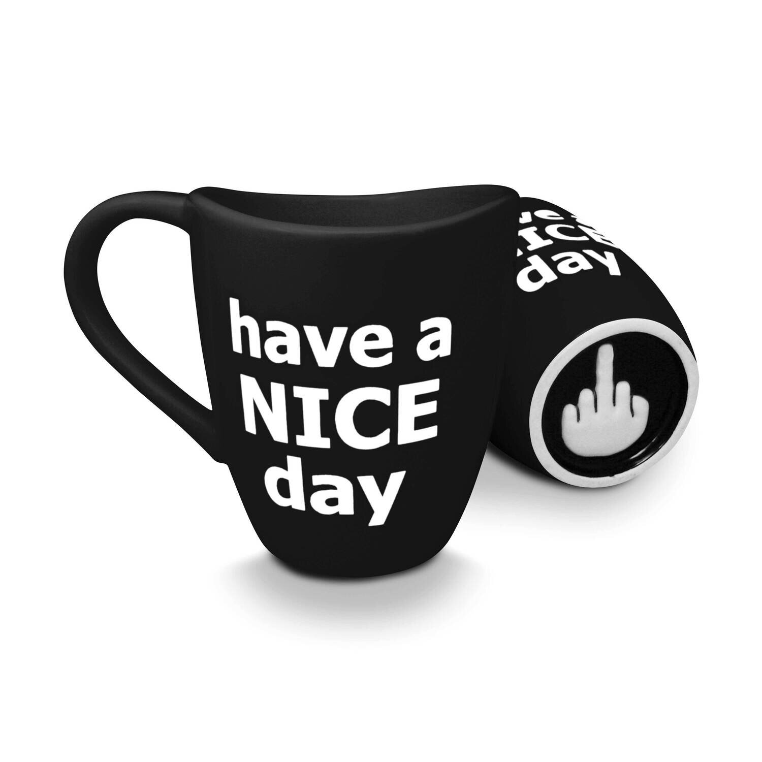 Black Have a Nice Day Coffee Mug GM22432