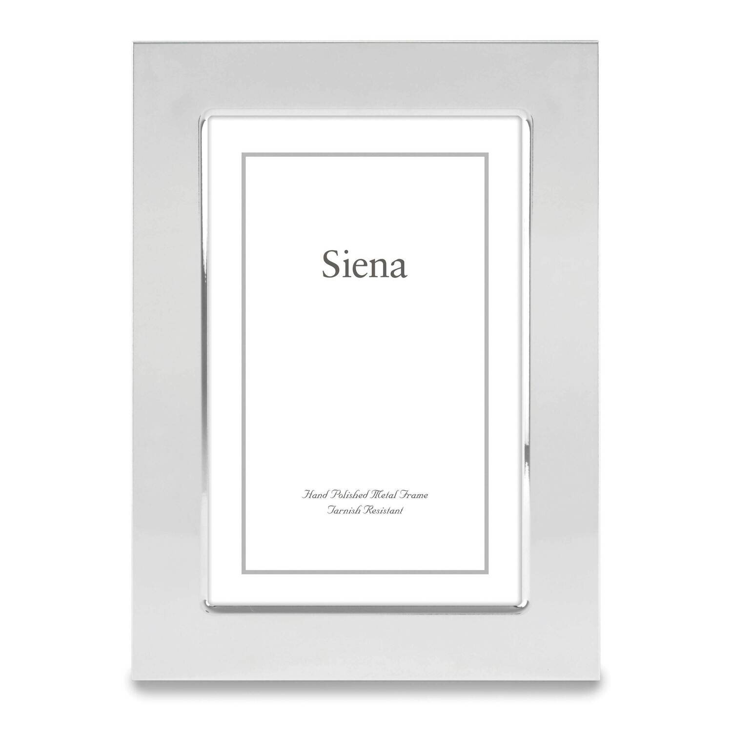 Silver-plated Plain Wide 5 x 7 Inch Picture Frame GM22461