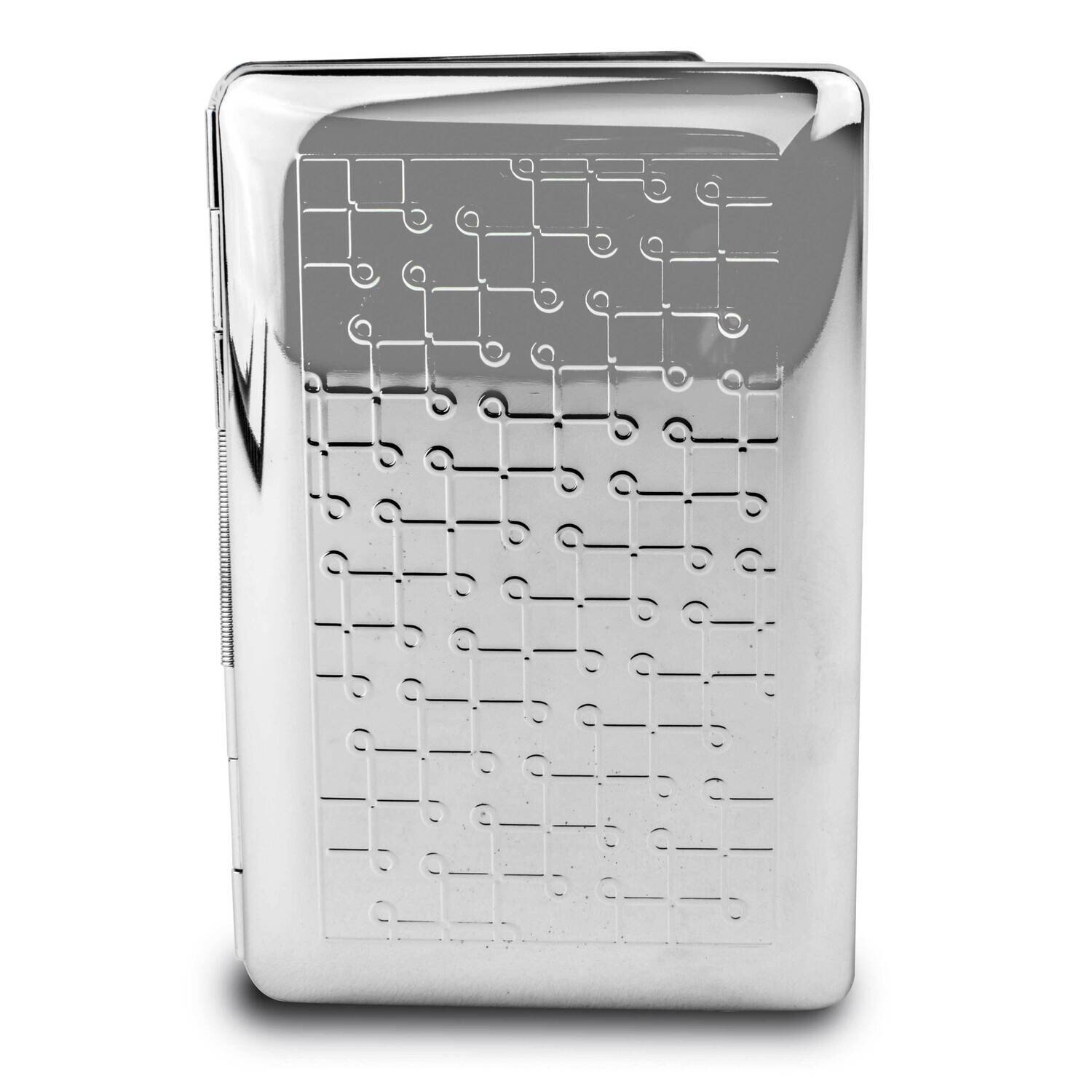 Silver-tone Line Design 6-Slot Accordian Card Case GM22532, MPN: GM22532, 788089149147