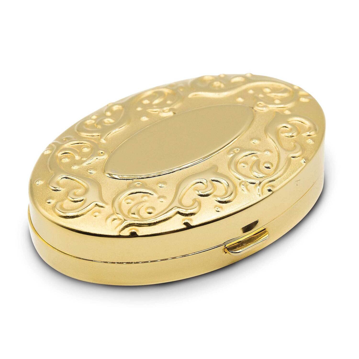 Gold-tone Scroll Edge Pillbox GM22559, MPN: GM22559, 788089026615
