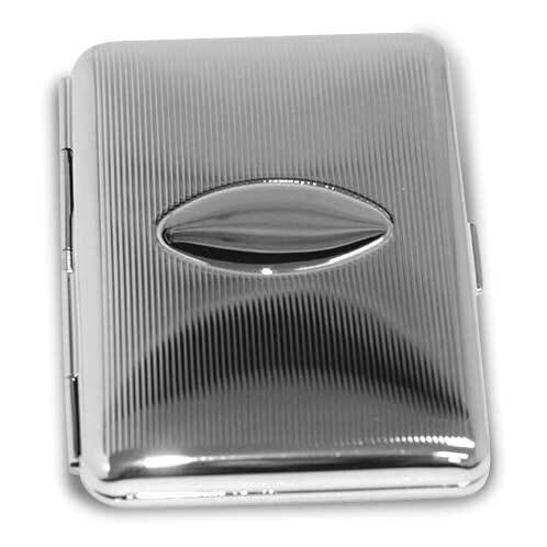 Silver-tone 14-Cigarette Card Case GM22573, MPN: GM22573, 788089024970