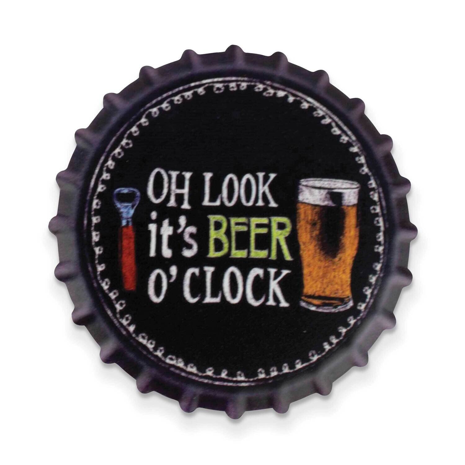 Set of 4 Beer O&#39;Clock Resin Coasters GM22631, MPN: GM22631, 788089151454