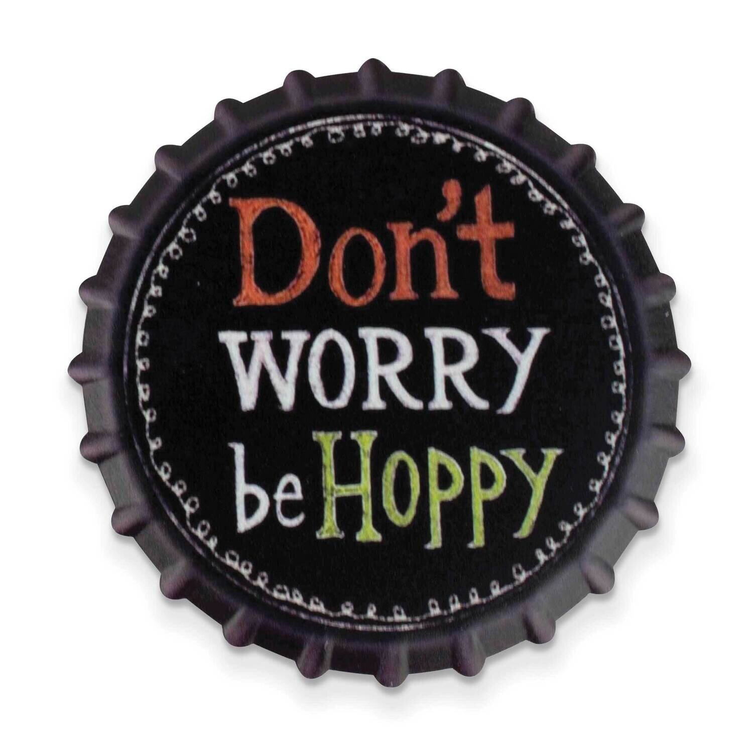 Set of 4 Don't Worry Be Hoppy Resin Coasters GM22633