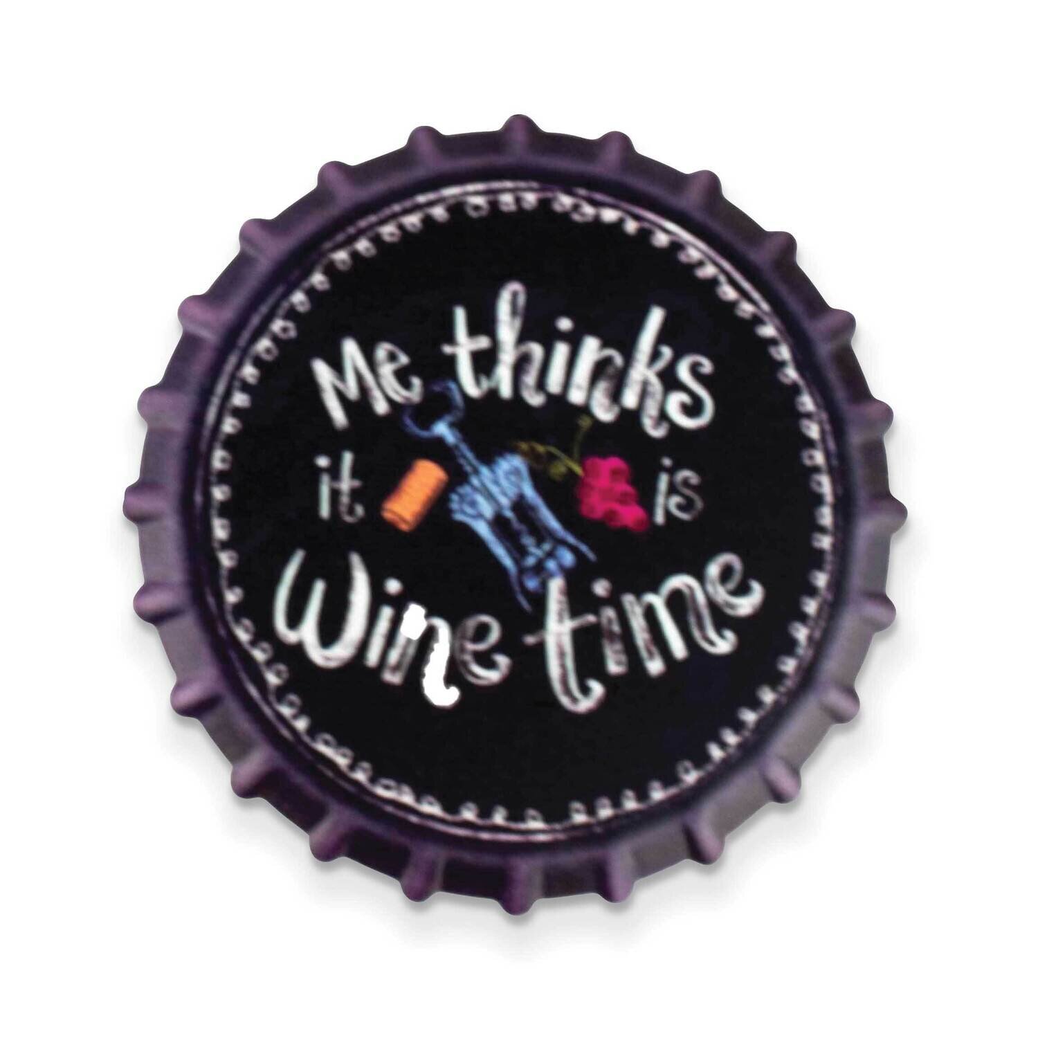 Set of 4 Wine Time Resin Coasters GM22634