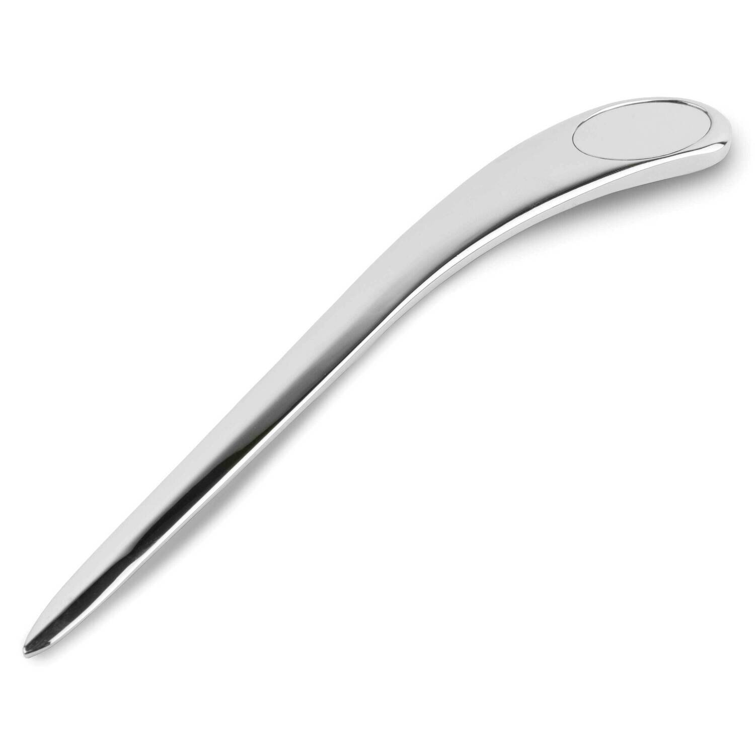 Silver-tone Oval Handle Letter Opener GM22642