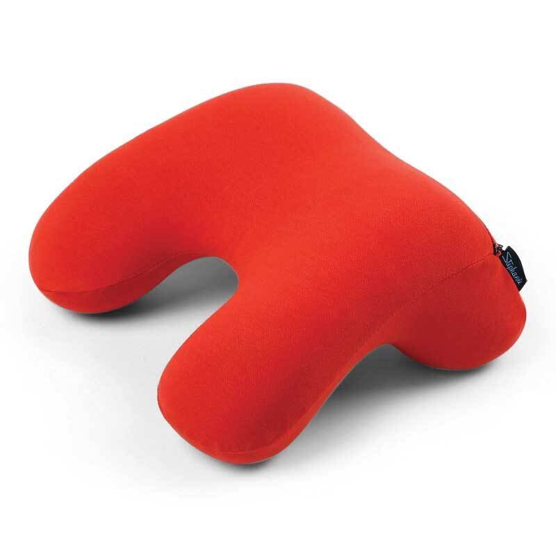 Red Travel Pillow Set with Mask and Ear Plugs GM22668