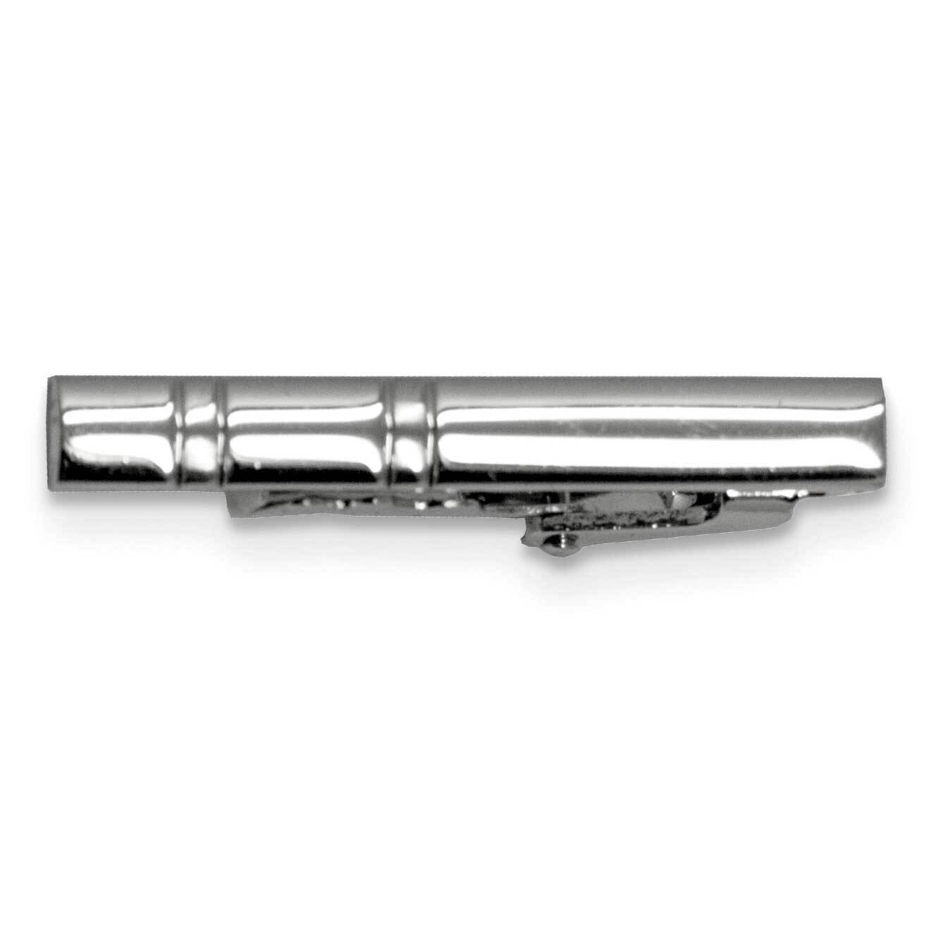 Silver-tone 2-Stripe Tie Bar GM22687, MPN: GM22687, 788089145965