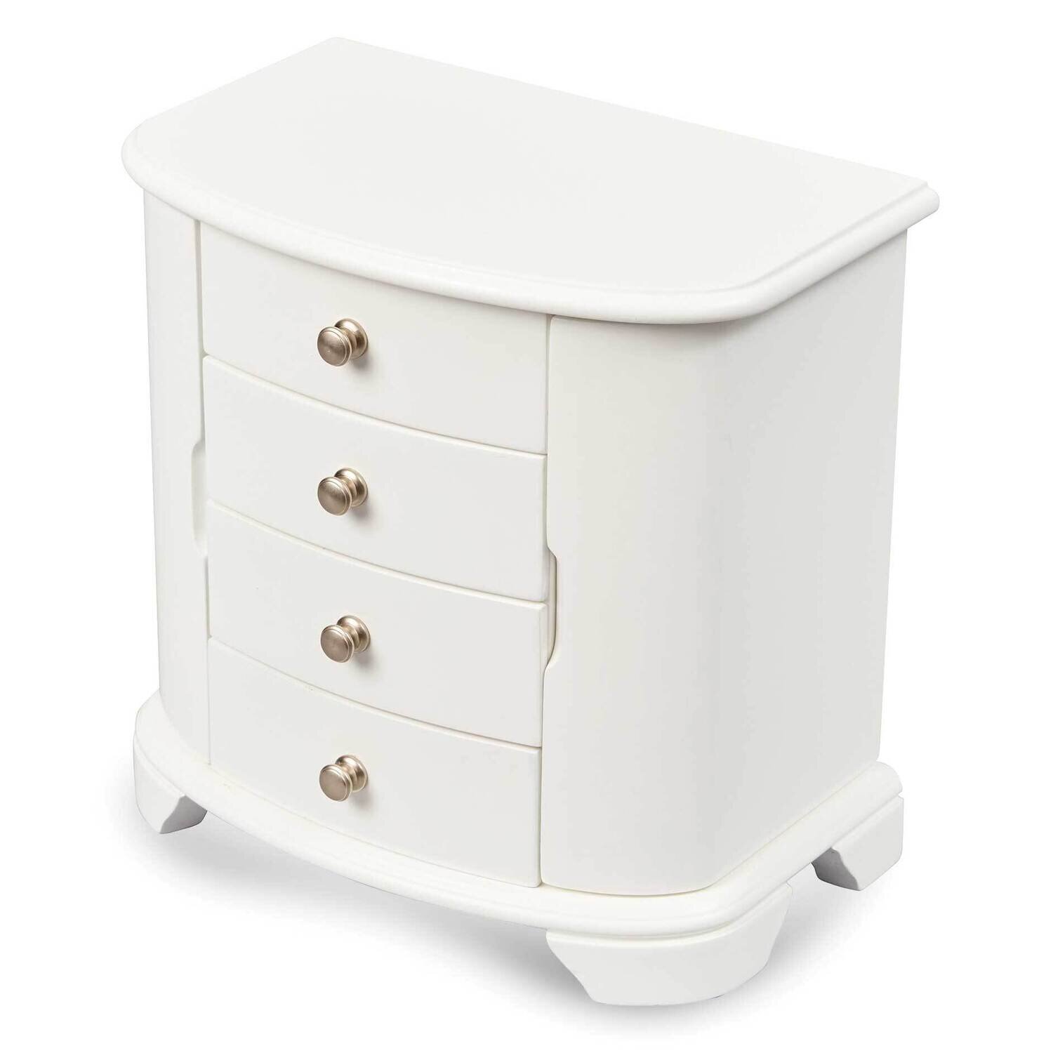 Mele and Co. Kaitlyn Upright Musical Wooden Jewelry Box in White GM22727, MPN: GM22727, 739175112729