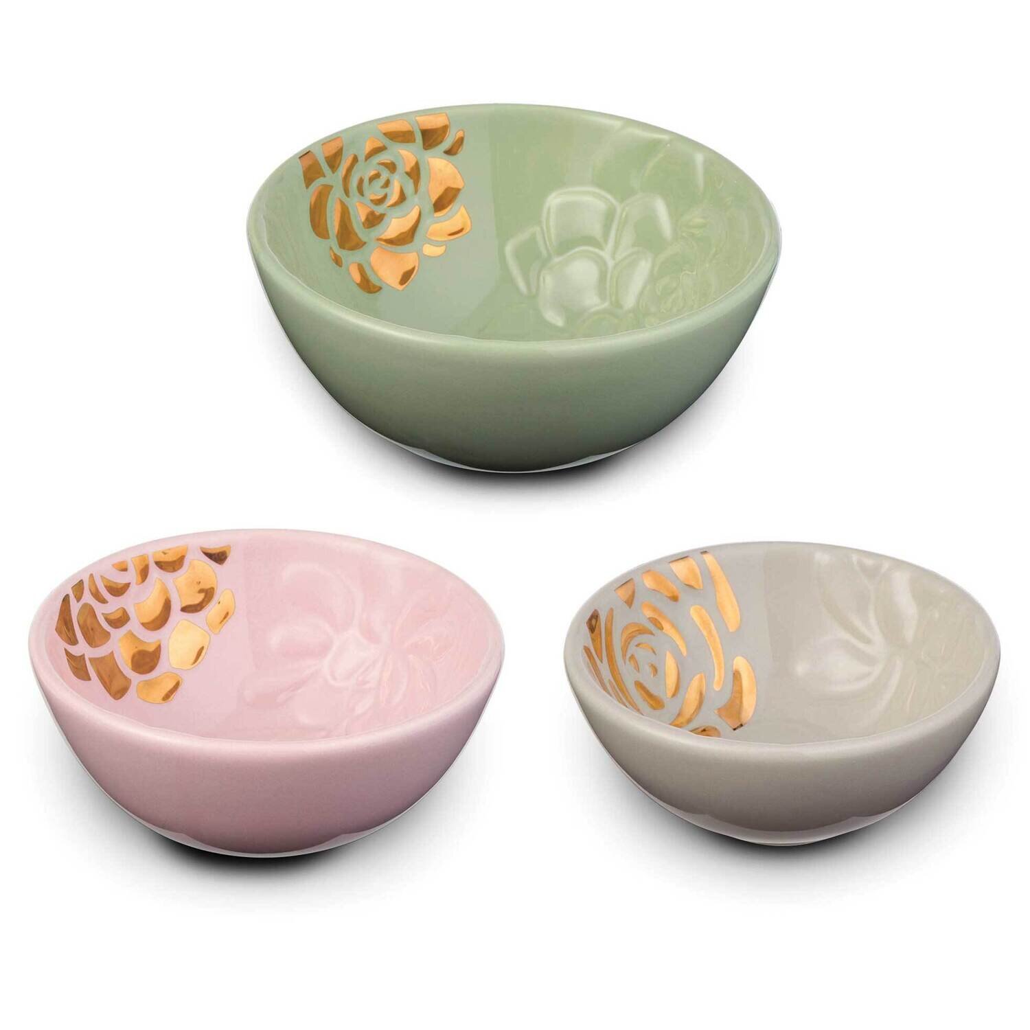 Set of 3 Ceramic Nested Bowls GM22731